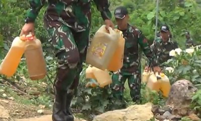 TNI Gagalkan Penyelundupan BBM ke Timor Leste
