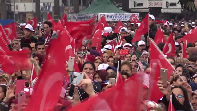 Denizli Cumhurbaşkanı Recep Tayyip Erdoğan, Denizli'de Belediye Yatırımlarını Açtı