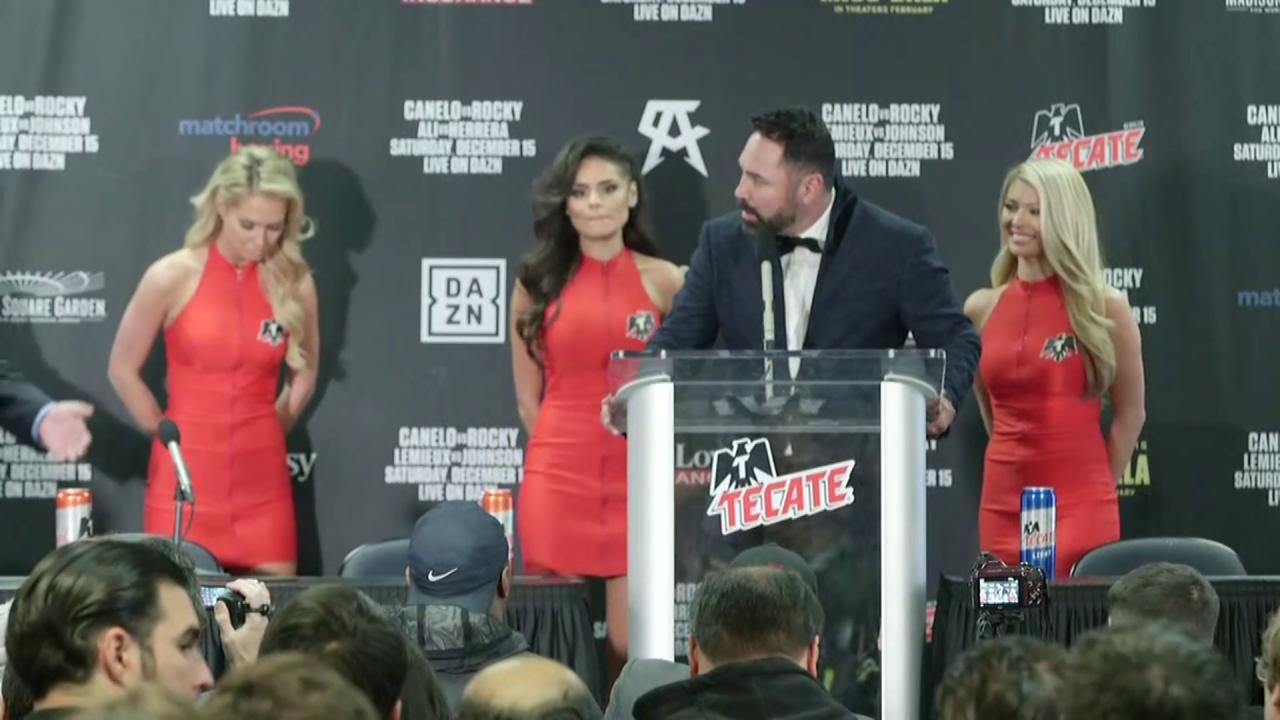 Rocky at Podium