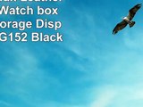 Rowling Faux Leather JewelleryWatch box Jewelry Storage Display Case ZG152 Black