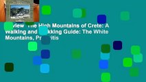 Review  The High Mountains of Crete: A Walking and Trekking Guide: The White Mountains, Psiloritis