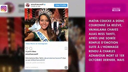 Miss France 2019 : Laurence Boccolini réagit à la victoire de Vaimalama Chaves