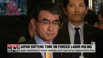 Japan softens tone toward S. Korean court rulings on WWII forced labor victims
