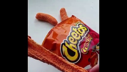 DIY Satisfying Slime ASMR  Crunchy CHEETOS Slime