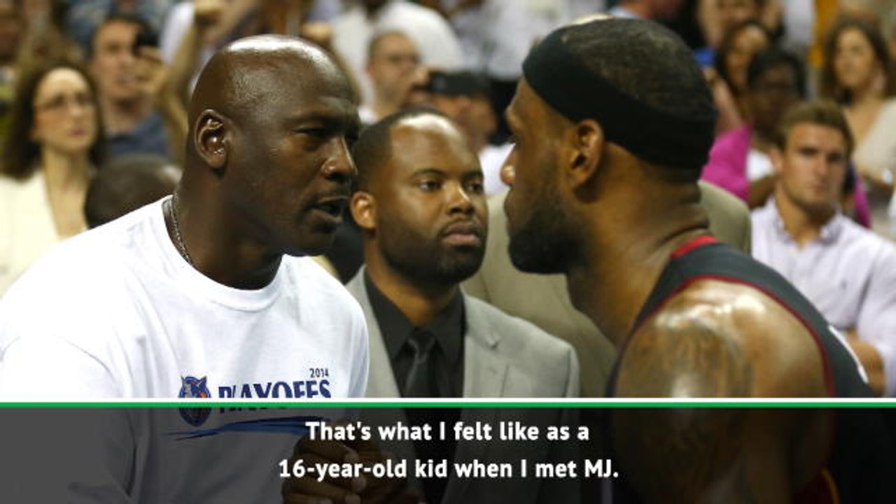 Meeting Michael Jordan for first time like 'meeting God' - LeBron