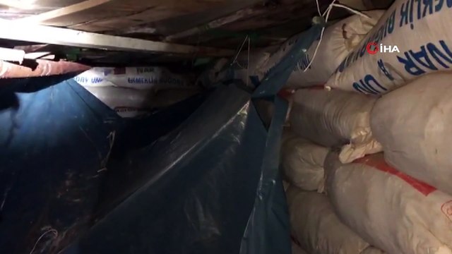 Teröristlerin 3 odalı sığınağı böyle imha edildi