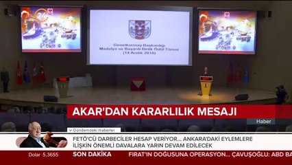 Akar'dan kararlılık mesajı