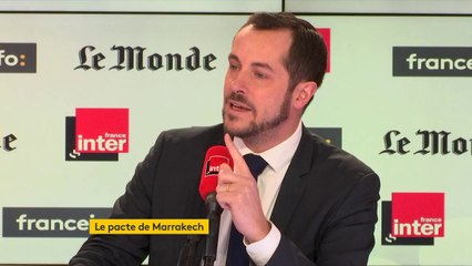 Nicolas Bay se défend de "complotisme" sur le pacte de Marrakech : "Ce texte est un engagement moral de la France"