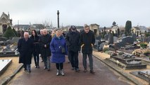 François Fillon présent à l’hommage à Joël Le Theule au cimetière de Sablé