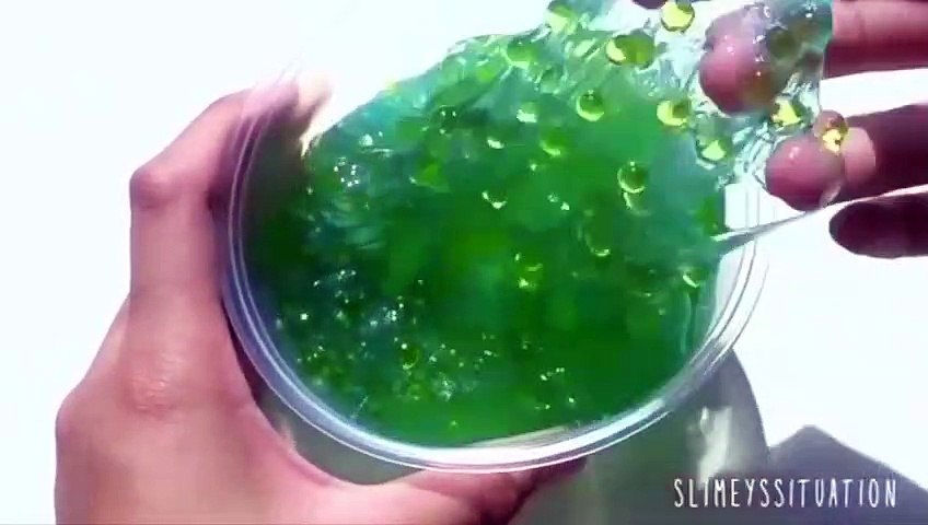 Relaxing Slime ASMR - Making Slime Ballon #1