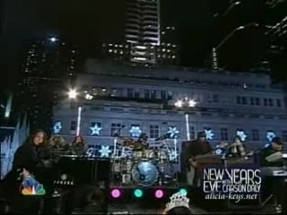 Alicia Keys Like You'll Never See Me New Years Eve Carson