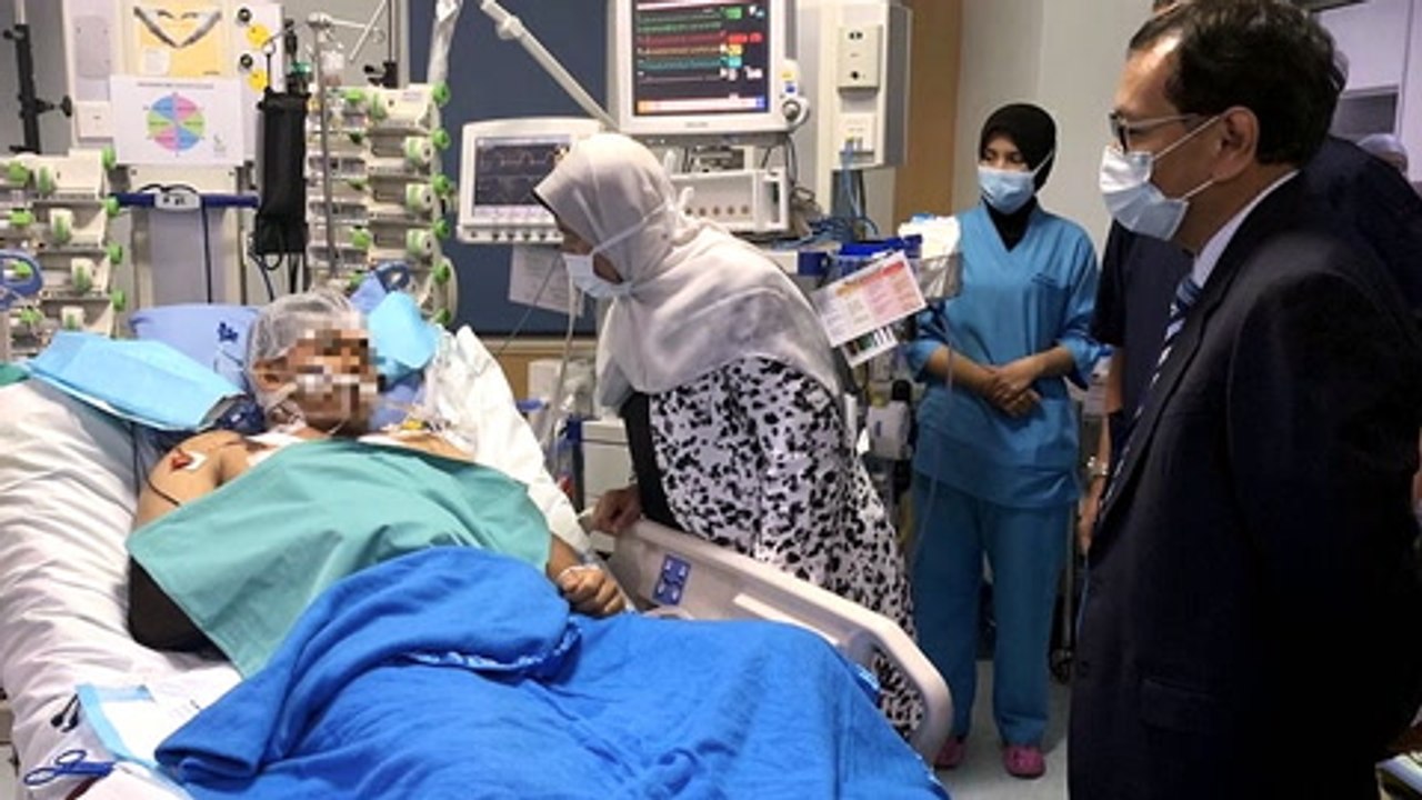 Zuraida: Fireman Muhammad Adib conscious but still in critical condition