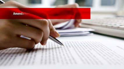 Amendamentet kushtetuese, , ASH-ja parashtron dy amendamente