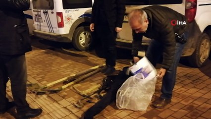 BURSA) Polisin dikkati sonucu defineciler kazamadan yakalandı