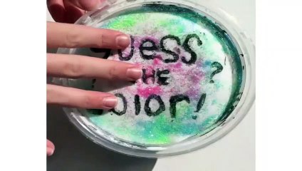 ICEBERG SLIME GUESS THE COLOR EDITION - Most Satisfying Slime ASMR Video Compilation !!