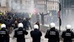 بروكسل: مظاهرة مناهضة للهجرة وأخرى مؤيدة للمهاجرين.. ومواجهات مع الشرطة