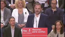 José Luis Ábalos en la presentación de candidatos del PSOE en Madrid.