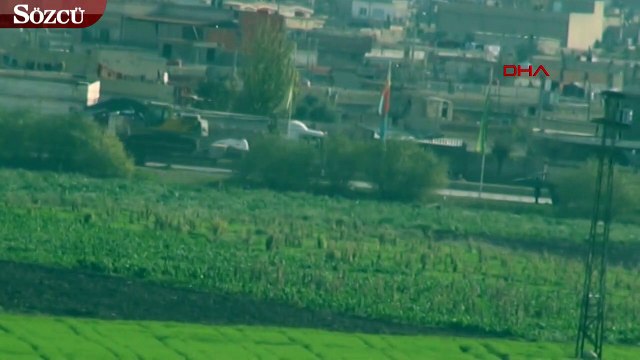 Teröristler sınırda hendek kazmaya başladı