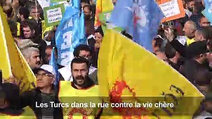 Turquie: manifestation pour de meilleures conditions de vie