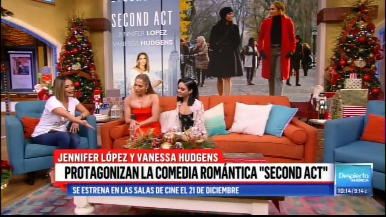 Jennifer Lopez y Vanessa Hudgens . Protagonizan la comedia romantica "Second Act". #SecondAct #JenniferLopez #VanessaHudgens