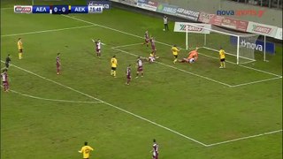 Dmytro Chygrynskiy Goal annuled - AEL Larisa vs AEK - 16.12.2018 [HD]