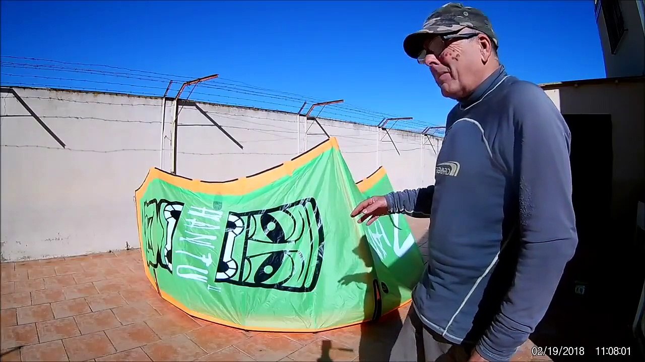 Kitesurf. Cuidado y consevacion del kite o cometa.