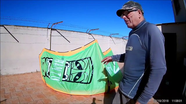 Kitesurf. Cuidado y consevacion del kite o cometa.