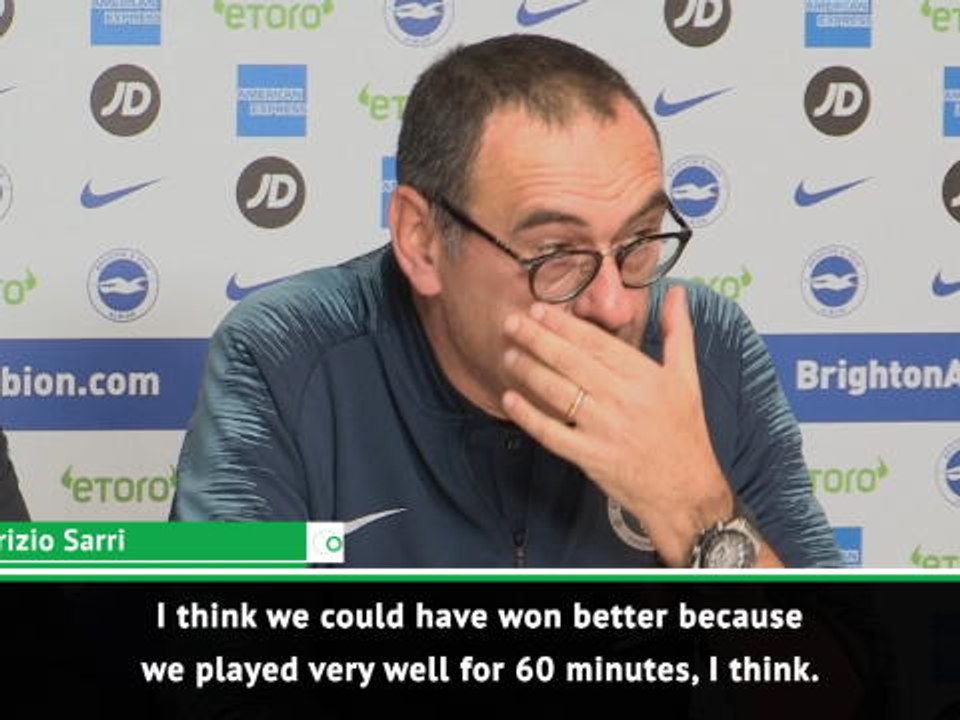 We're not a physical team - Sarri
