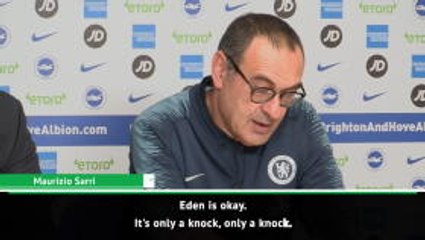 Hazard injury not a big problem - Sarri on Hazard