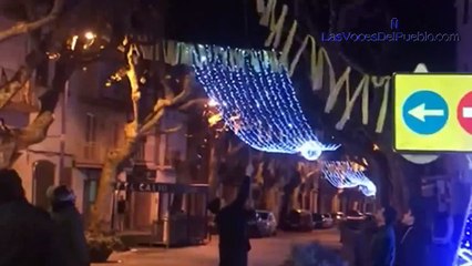 «Justicieros Nocturnos» limpia Arenys, Orrius y Llavaneras cantando 'El camino que nos lleva a Belén'