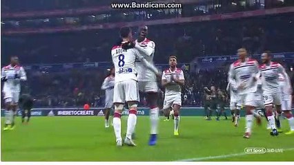 Aouar  Goal  HD   Lyon 1 - 0	 Monaco  16-12-2018