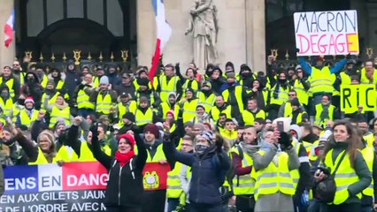 Quinto sábado de protestas de "chalecos amarillos" en Francia