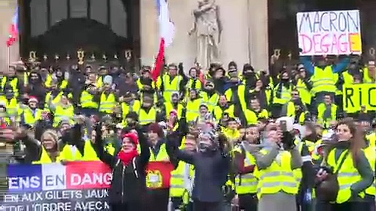 Quinto sábado de protestas de "chalecos amarillos" en Francia