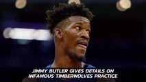 Jimmy Butler Of The Timberwolves Gives The Story On Practice Issues