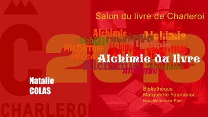 Interview de Natalie Colas au 7e Salon du Livre de Charleroi