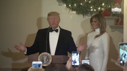 Presidential Trump And First Lady Melania Trump Host The Congressional Ball