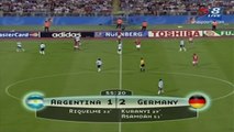 الشوط الثاني مباراة المانيا و الارجنتين 2-2 كاس القارات 2005