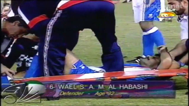 الشوط الثاني مباراة الإمارات والكويت 1-0 نصف نهائي كأس أمم آسيا 1996