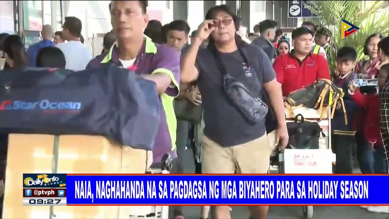 NAIA, naghahanda na sa pagdagsa ng mga biyahero para sa holiday season