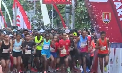 Meski Diguyur Hujan, Semarang 10K Berjalan Lancar