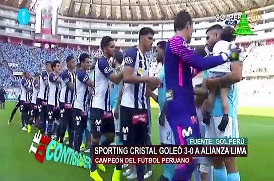 ¡De infarto! Cristal goleó a Alianza y se coronó como campeón del Torneo Descentralizado 2018