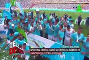 ¡De infarto! Cristal goleó a Alianza y se coronó como campeón del Torneo Descentralizado 2018