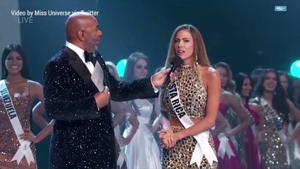 Miss Costa Rica's advice to Steve Harvey
