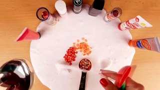 Lipstick slime - Mixing lipstick into slime - Slime Channel
