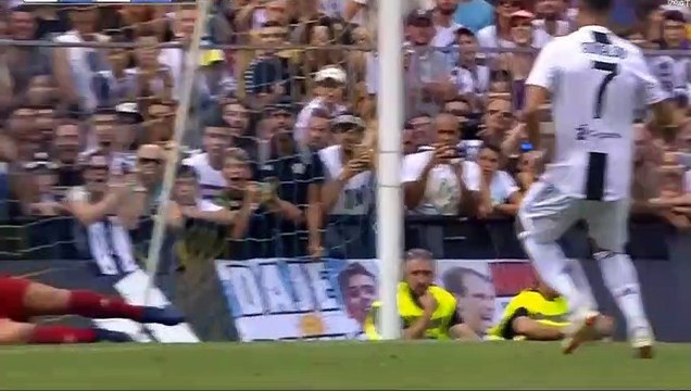 Cristiano Ronaldo Debut for Juventus - Highlights & Goal 2018 -