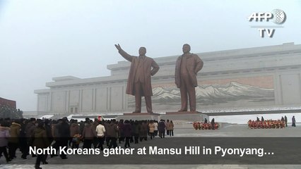 North Koreans mark anniversary of death of Kim Jong Il