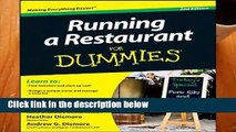 Popular Running a Restaurant For Dummies: Second Edition - Michael Garvey