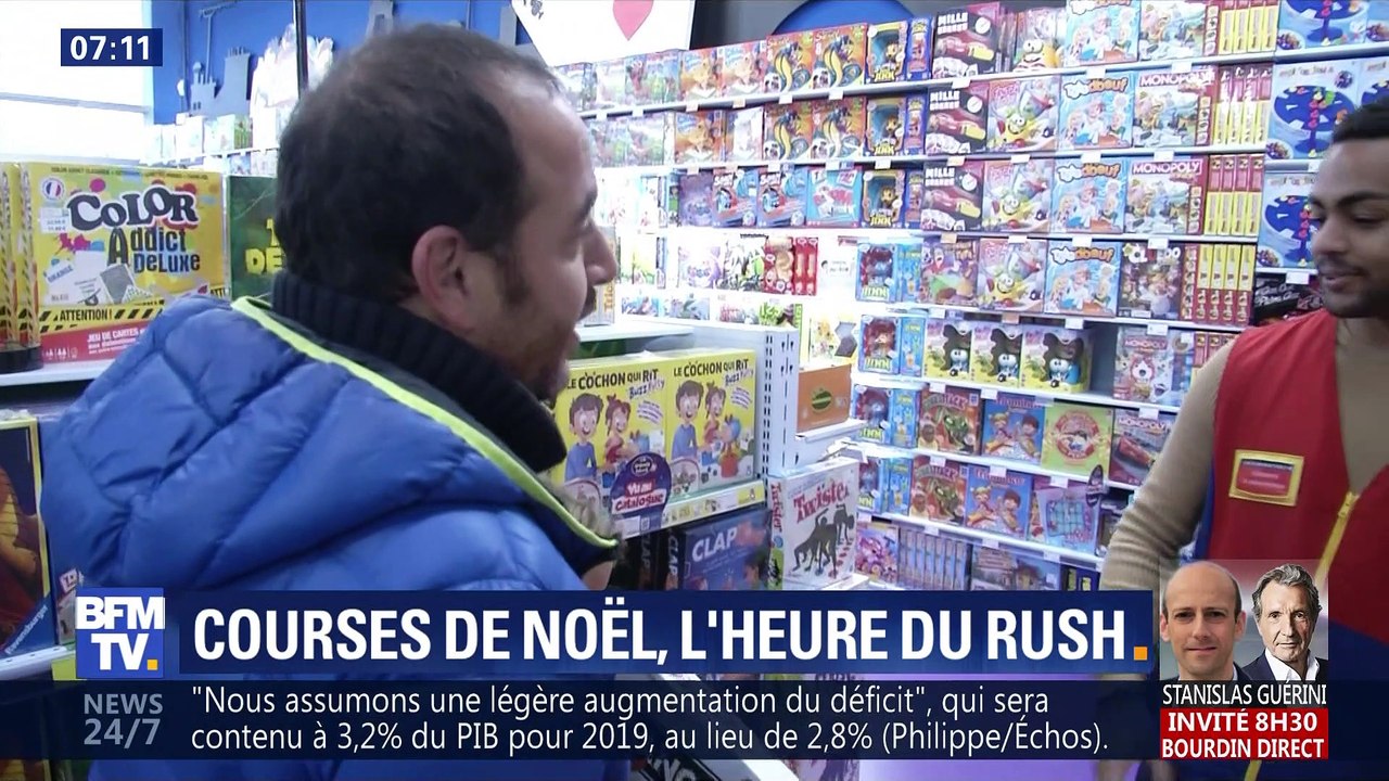Courses de Noël : l'heure du rush