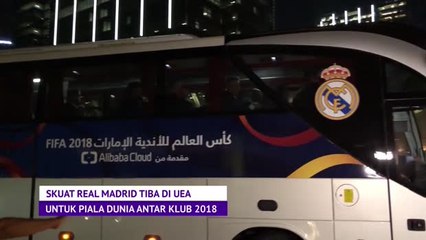 Real Madrid Tiba Di Abu Dhabi Untuk Pertahankan Gelar Juara Piala Dunia Antar Klub