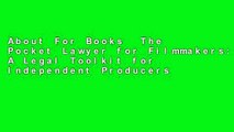 About For Books  The Pocket Lawyer for Filmmakers: A Legal Toolkit for Independent Producers